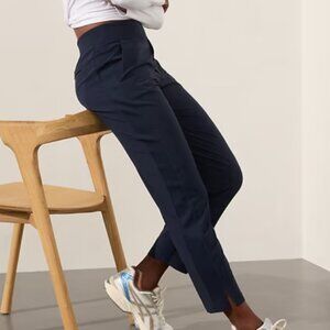 Athleta Brooklyn Mid Rise Ankle Pant, Navy, Size 12